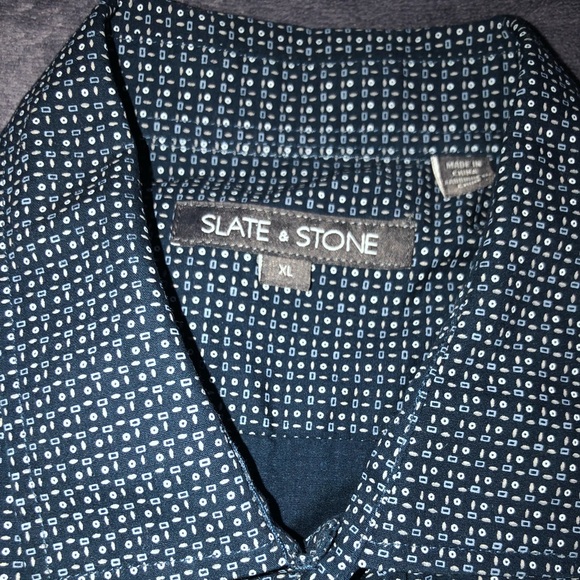 Slate and Stone Short Sleeve Button Up - Picture 3 of 3